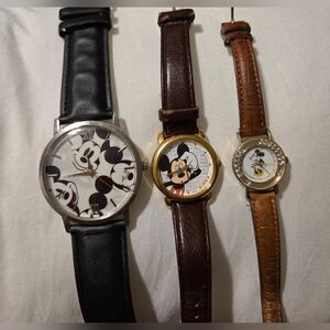 Vintage Mickey And Minnie Watches